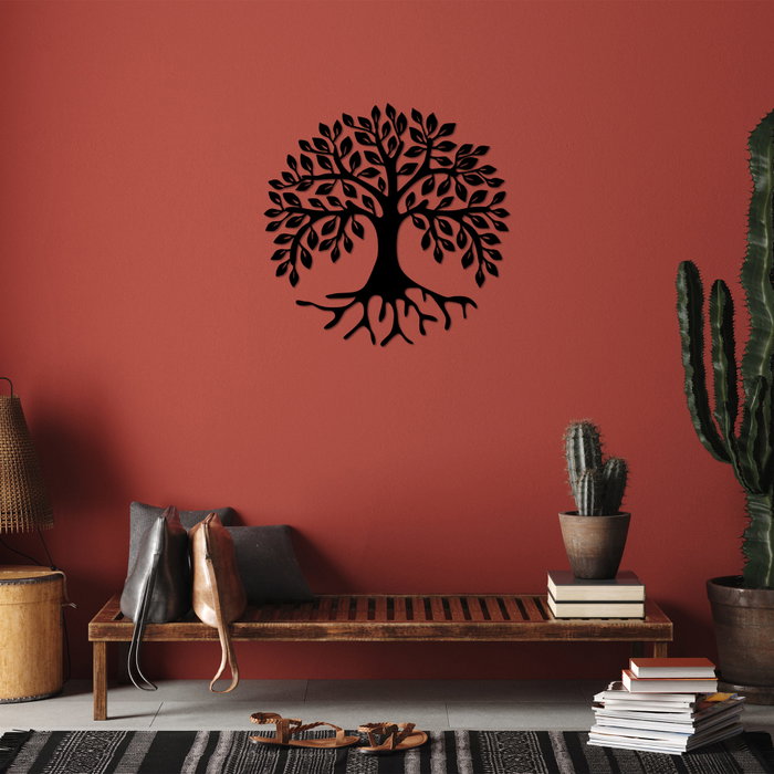 Wallity Monumental Tree 10 Escultura de pared negra de metal Wallity Monumental Tree 10 Escultura de pared negra de metal